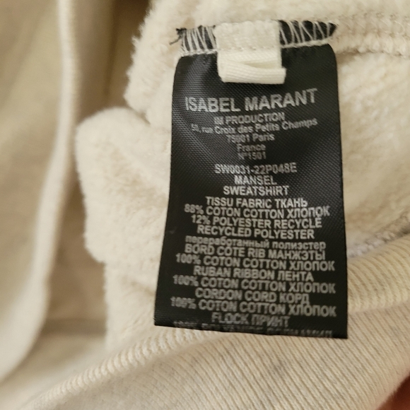 Isabel Marant Etoile Hoodie Sweatshirt 36 Oversized - Picture 8 of 11